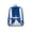 Y0190#Blue, variant on Clear PVC Backpack Heavy Duty Transparent Bag for Concerts Games Security Checks Large Capacity Casual Travel Backpack