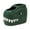 Green, variant on Isaac Jacobs Ceramic Dinosaur Cup Holder, Multi-Purpose Organizer, Bathroom, Kitchen, Bedroom, Office Dcor Single Cup, Green