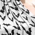 thumbnail image 3 of Halloween Bat Pattern Blanket,Comfortable Soft Flannel Throw Blanket,All Season,Warm Lightweight Blankets for Sofa Bed Couch Living Room Chair,30"x40", 3 of 4