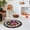 #1 J, variant on Dmlowu Halloween Area Rug, Optical Illusion Skeleton, Non-Slide Round Rugs for Living Room Entryway Bedroom Party, Halloween Decorations Indoor Outdoor