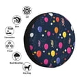 thumbnail image 5 of Balery Colored Balloonstire Cover Waterproof Dust-Proof, Universal Spare Wheel Tire Cover For Trailer, Rv, Suv Truck And Vehicle Camper Accessories-15 Inch, 5 of 9
