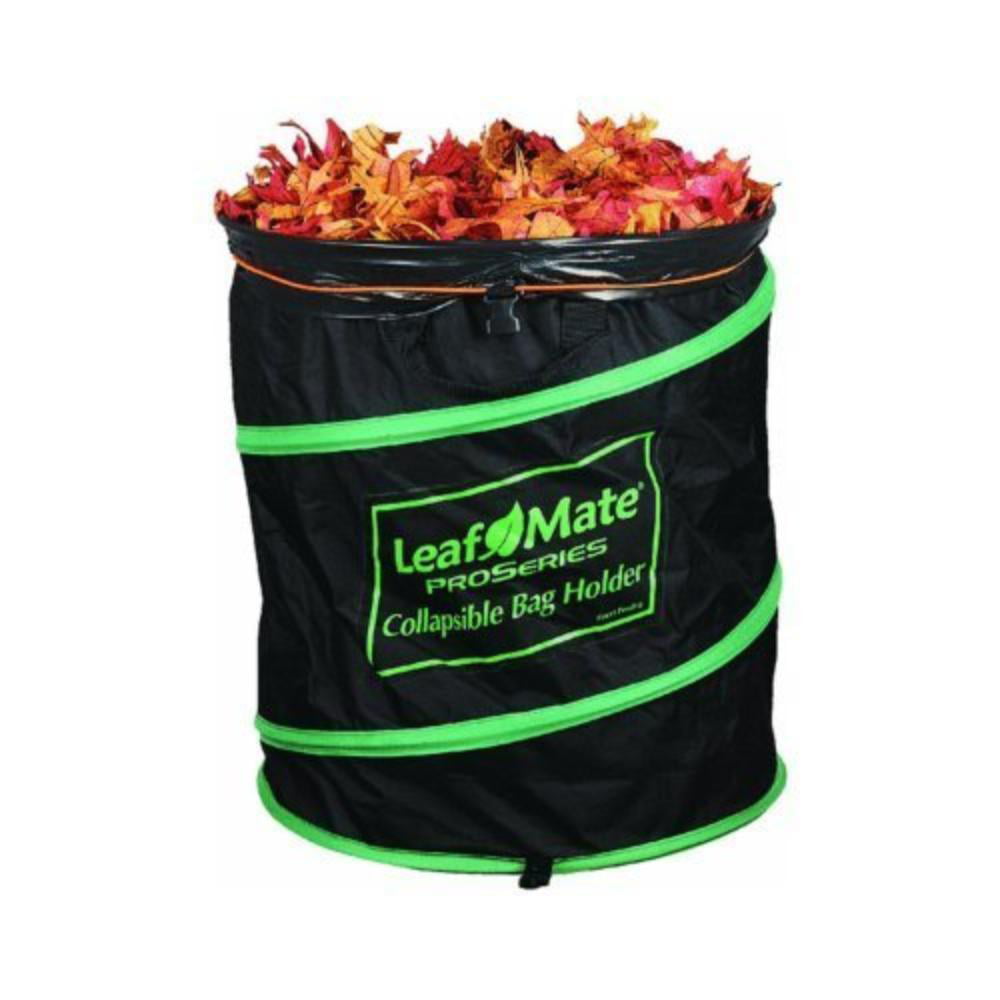 Heavy Duty LeafMate Collapsible Yard Bag Holder Reusable Leaf and Lawn Waste Bag 