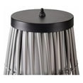thumbnail image 3 of Indoor Outdoor Garden Patio Porch Rattan Simulation Gray Floor Lamp 51" Weather Resistant Bohemian TropicalBeach Appearance, 3 of 3