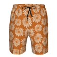 thumbnail image 3 of Salouo Autumn Sunflower Warm Colors Pattern Swim Trunks for Men,Men's Hawaiian Bathing Suit Swimsuits Quick Dry Swimming Board Shorts Beach Shorts with Pockets-Medium, 3 of 6