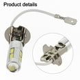 thumbnail image 3 of 2X H3 50W 6000K High Power Car Led Bulbs White, 3 of 10
