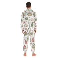 thumbnail image 4 of FORMRS Onesies Pajama for Adults Unisex Hoodie Winter Jumpsuit One Piece Sleepwear, Sizes S-2XL, Brown Christmas House, 4 of 7