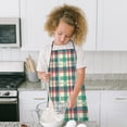thumbnail image 4 of Multi Color Checkerboard Checkered Pattern Kids Aprons for Girls and Boys,Adjustable Neck Strap Toddler Aprons for Kids Cooking Baking, 4 of 6