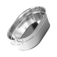 thumbnail image 3 of Stainless Steel Fries Bucket for Holding Snacks and Fried Chicken Portable with Handle Silver, 3 of 4