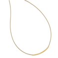 thumbnail image 5 of Auriga Fine Jewelry 14K Yellow Gold . Bar Necklace 16inch for Women, 5 of 6