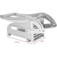 thumbnail image 3 of French Fry Cutter Stainless Steel Potato Vegetable Slicer Chopper Dicer 2 Blades, 3 of 9