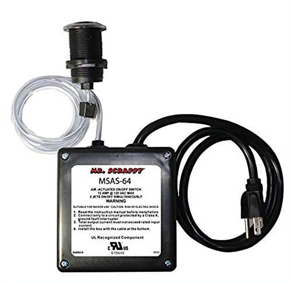 Mr. Scrappy Dual Outlet Garbage Disposal Air Switch 20-MSAS-64