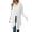 White, variant on Mengpipi Women's Cardigans Fall Spring Winter Long Sleeve Open Front Draped Irregular Hem Solid Color Casual Lightweight Basic Regular Fit Outerwear Coat S-3X