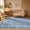 8x10ft Blue, variant on 8 x 10 ft Washable Area Rug, Scalloped Bordered Non Slip Soft Low Pile Stain Resistant Non-Shedding Rug for Living Room Bedroom Dining Room - Gray/Green