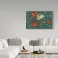 thumbnail image 3 of Trademark Fine Art 'Moonlight Garden I Spice on Teal' Canvas Art by Albena Hristova, 3 of 3