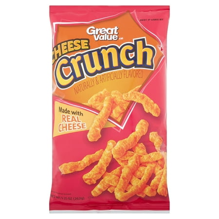 (4 pack) (4 Pack) Great Value Cheese Crunch, 9.25 oz