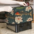 thumbnail image 2 of Toaster Cover For 2 Or 4 Slice, Two Or Four Slice Toaster Hood Dust-Proof Cover For Home Kitchen Washable Small Appliance Koi Fish Vintage Lotus (2), 2 of 5