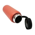 thumbnail image 6 of 32 oz Double Wall 18/8 Pro-Grade Stainless Vacuum Sealed Big Mouth Water Bottle with Leak-Proof Black Stay-On Cap | Great For Alkaline Water Storage - Red, 6 of 8