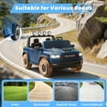 thumbnail image 3 of 24V 2 Seats Ride On Car for Kids, Licensed RAM RHO 1500 Powered Electric Car with 4 Wheels Spring Suspesion, Ride On Toy for 3-8 Year Boys & Girls with Remote Control, Horm, Siren, LED Lights, Blue, 3 of 9