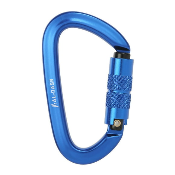 10KN/ 16KN Twist Locking Gate Carabiner Certified Auto Lock Carabiner Outdoor D-ring Buckle Climbing Canyoning Hammock Locking Clip