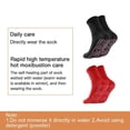 thumbnail image 7 of 2 Pair Self Heating Warming Socks,Multifunction health massage Magnetic Socks Heated Socks for Men Women Outdoor Winter Hunting,Climping,Skiing,Fishing,Hiking Wearing Supplies-One Size, 7 of 7