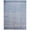 Blue & Silver, variant on 9 x 12 ft. Wool Striped Hand Knotted Rectangle Area Rug, Blue & Silver