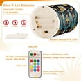 thumbnail image 5 of Yayeee Flameless Candles with Remote Flickering Battery Operated Multi Color Changing, Brown Mystical Owls, 5 of 7