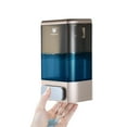 thumbnail image 1 of CHUANGDIAN Dispensador de jabón manual montado en la pared 1000 ml / 33,8 oz Caja de champú líquido Tomshoo Dorado champagne, 1 of 7