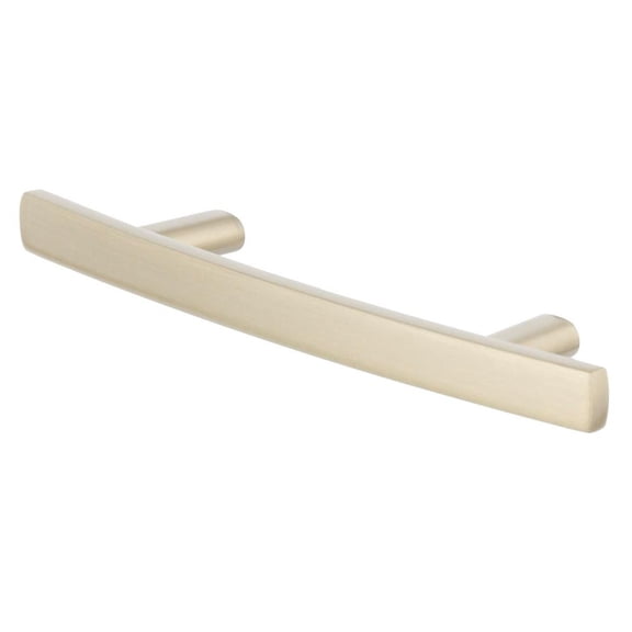 Contemporary Beam 3 In. (76 Mm) Champagne Classic Cabinet Pull (10-Pack)