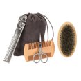 thumbnail image 4 of Hilitand Beard Modeling Kit, Beard Care Set Beard Brush Set, Hair Shop For Travel Home Salon, 4 of 8