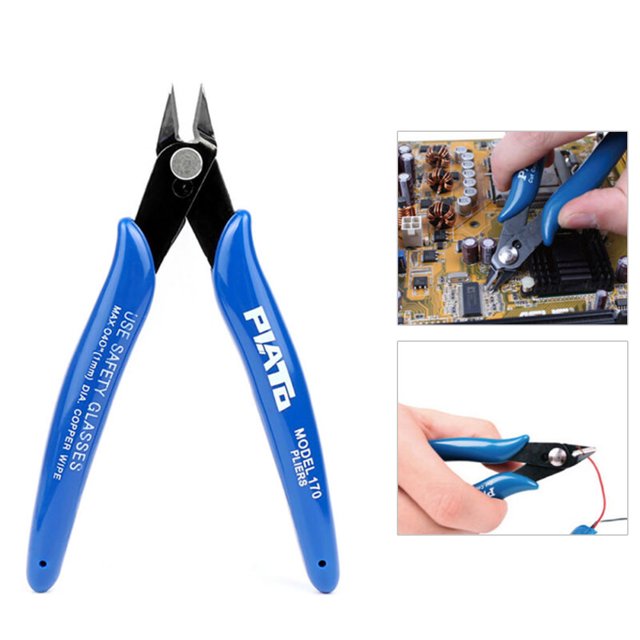 TFixol Electrical Cutting Pliers Jewelry Wire Cable Cutter Side Snips Flush Pliers Tool