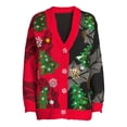 thumbnail image 5 of Holiday Time Women's Boyfriend Cardigan, 5 of 5