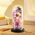 thumbnail image 4 of Valentines Rose Gifts For Her Flower Gifts For Women Rose In Glass Dome Light Up Eternal Roses Birthday Gifts For Mom Anniversary Eternal Rose Gift, 4 of 5