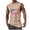 Beige, variant on Mens Tank Tops Crewneck Graphic Sleeveless Summer Beach Holiday Muscle Shirts Breathable Gym T Shirt, S-2XL