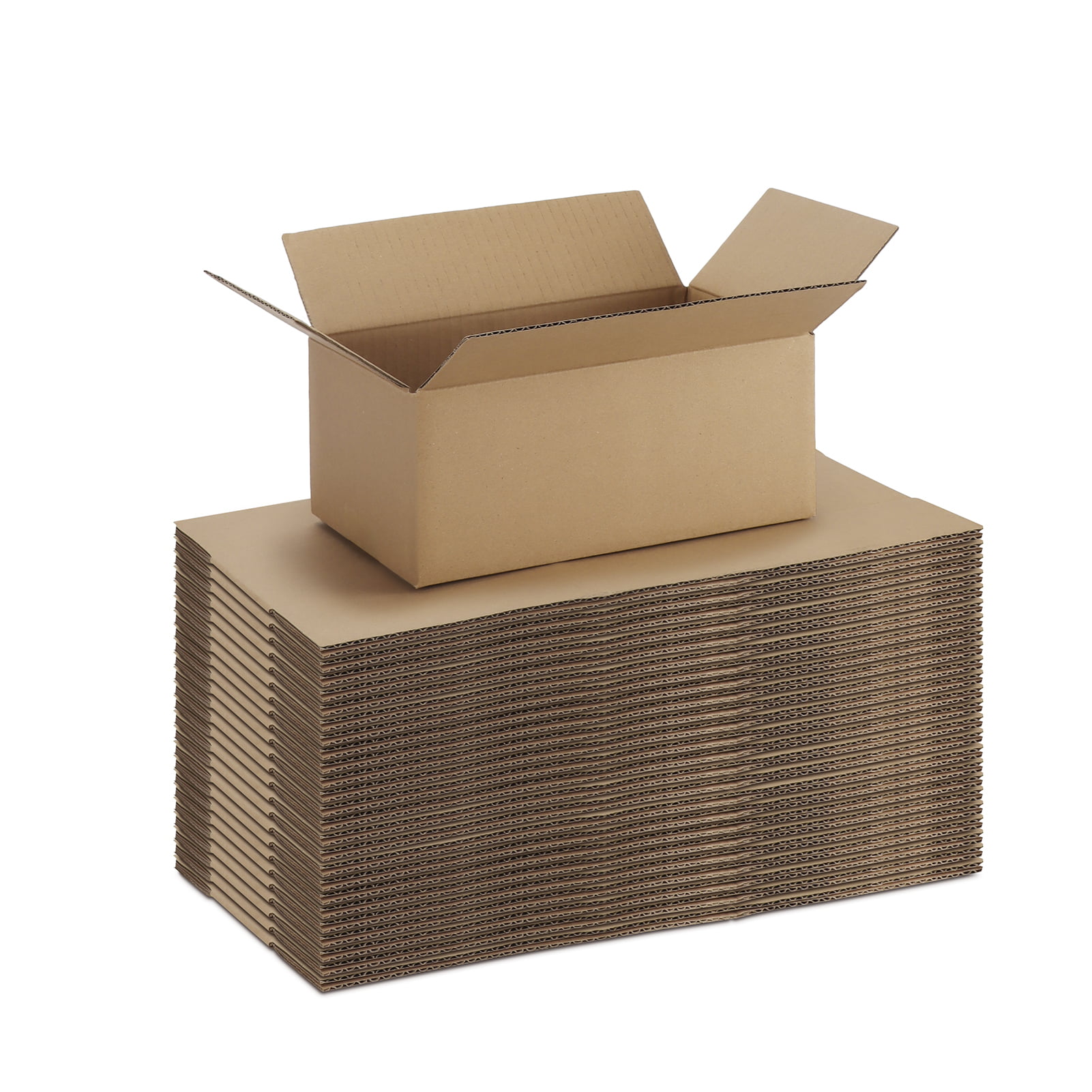 Aviditi 974 Corrugated Cardboard Box 9 L x 7 W x 4 H Kraft Pack of 25 for Shipping Packing and Moving 