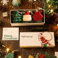thumbnail image 6 of Hyknon 3pcs Christmas Scented Candle Set Christmas Decoration Christmas Tree House Santa Soy Wax with Exquisite Box Table Centerpirces for Home Party Holiday, 6 of 6