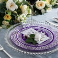 thumbnail image 4 of 150PCS Purple Silver Plastic Plates with Silver Silverware, Silver Party Supplies for 30 Guests Include 30 10.25" and 30 7.5" Plates, 30 Forks, 30 Knives, 30 Spoons, 4 of 7