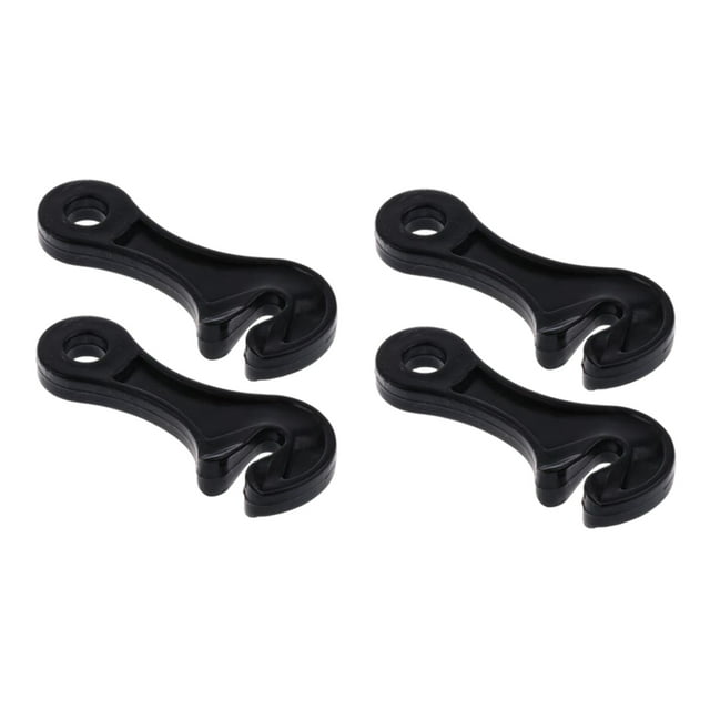 Paquete de 4 Sujetadores de Cuerda Cola 8 mm para Tiendas de Acampar