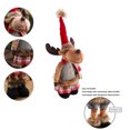 thumbnail image 3 of Inteprter Adorno de Navidad colgante de pared entretenimiento dulce regalo muñeca de Navidad multipropósito luminoso estirable espacio vacaciones Kits de decoración para fiestas Rojo Inteprter HA070441-01, 3 of 6