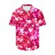 thumbnail image 1 of Camisas de Manga Larga para Hombres Día de San Valentín Impreso Botón Solapa, Camisa de Manga Corta Casual para Regalos, 1 of 9