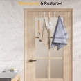 thumbnail image 2 of Larger Door Hanger Hooks, 8 Pack Over The Door Hooks for Hanging, Over The Door Towel Rack for Bathroom, Towel Hooks Fits 1 3/8" Door, 2 of 7