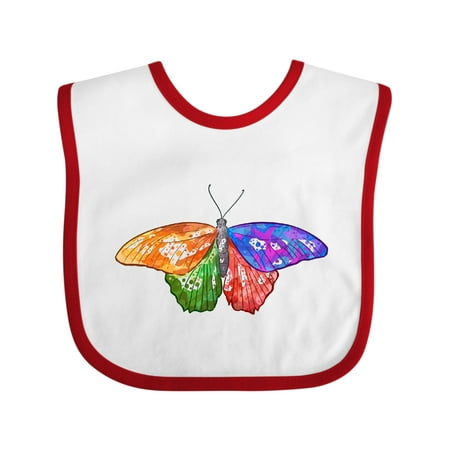

Inktastic Artistic Butterfly Gift Baby Boy or Baby Girl Bib
