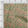 thumbnail image 2 of oneOone Tissu Polyester Spandex Vert Abstrait Matériel de Robe Tissu Imprimé Tissu au Mètre 56 Pouces de Large, 2 of 5