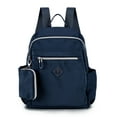 thumbnail image 2 of Deago Small Nylon Backpack Waterproof Mini Casual Lightweight Daypack Travel Bag for Women (Navy), 2 of 9