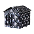 thumbnail image 1 of Casa cueva para mascotas salvajes, tienda de campaña para cachorros, impermeable, cómoda, cálida, portátil, para exteriores, para gatos, para S, 1 of 9