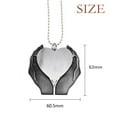 thumbnail image 2 of Japanese sman Knight Outline Car Keychain Heart Pendant Ornament Charm, 2 of 3
