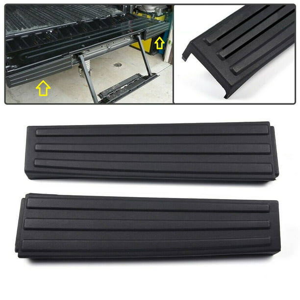 Black Flex Step Side Tailgate Molding Covers Right & Left Fit for 2009 ...