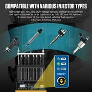 جهاز اختبار تنظيف حاقن الوقود Autool لـ Gdi Efi Fsi، 6 أسطوانات، جهاز اختبار تنظيف حاقن الوقود بالموجات فوق الصوتية 2000 مل، إعدادات نبضة 0-40 مللي ثانية، خطوة 0.1 مللي ثانية، Ct500