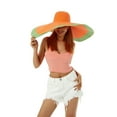 thumbnail image 1 of Franhais Women Swimsuit Cover-Ups Knitted Pullover Tops and Women Foldable Roll Up Sun Hats, 1 of 9
