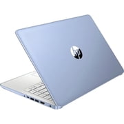HP 14 Laptop Thin & Light, Microsoft Office 365(one year), Intel Quad-Core Processor, 4GB Memory, 128GB Storage, Windows 11 Home (Blue)