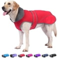 thumbnail image 1 of Abrigo de invierno para perros Dogcheer impermeable reflectante rojo - M, 1 of 6